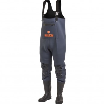 Полукомбинезон забродный NORFIN SHADOW NEOPRENE BOOTFOOT р.44-XL с сапогами Полукомбинезон забродный NORFIN SHADOW NEOPRENE BOOTFOOT р.44-XL с сапогами